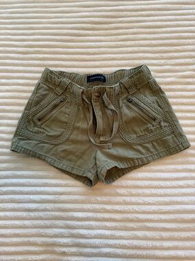 Aeropostale Olive Utility Drawstring Women’s Shorts
